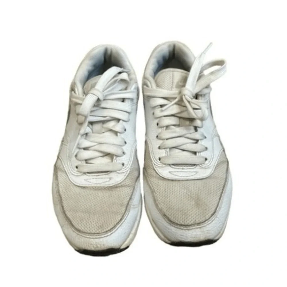 Nike Air Max 1 Ultra Essentials‎ White Running Shoes Gray White 7